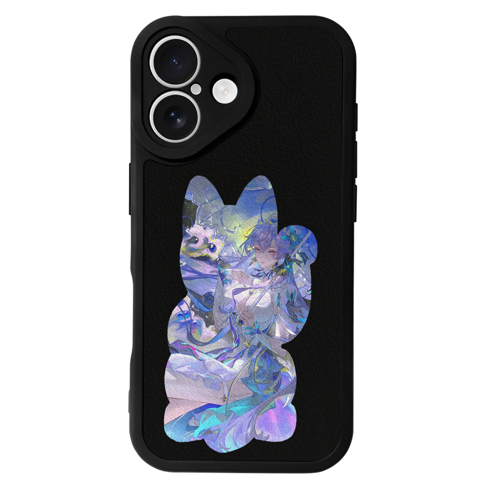 鳴潮 グッズ カンタレラ - IPhone 16シリーズ対応 ・ シリコンスマホケース ・ レザー調 ・ 高精度フィット ・ 耐衝撃 ・ ワイヤレス充電対応 ・ 精密カット